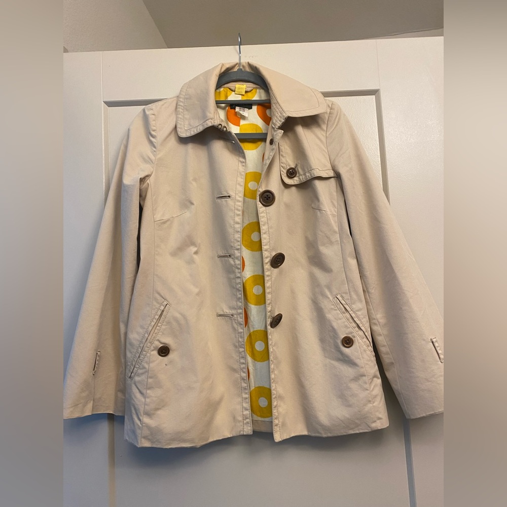 Jcrew trench jacket